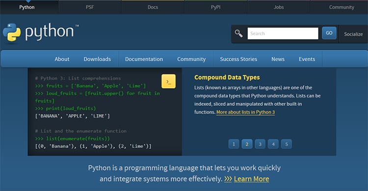 python